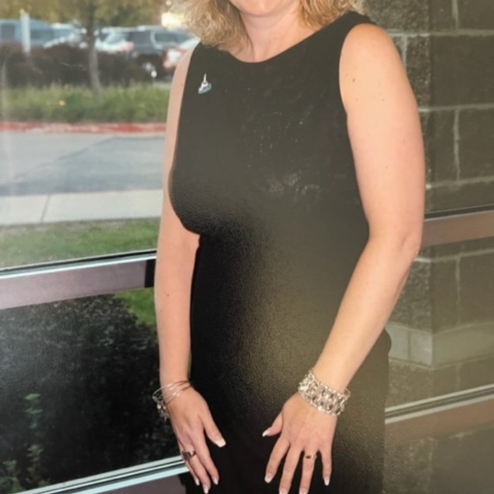 Black formal dress